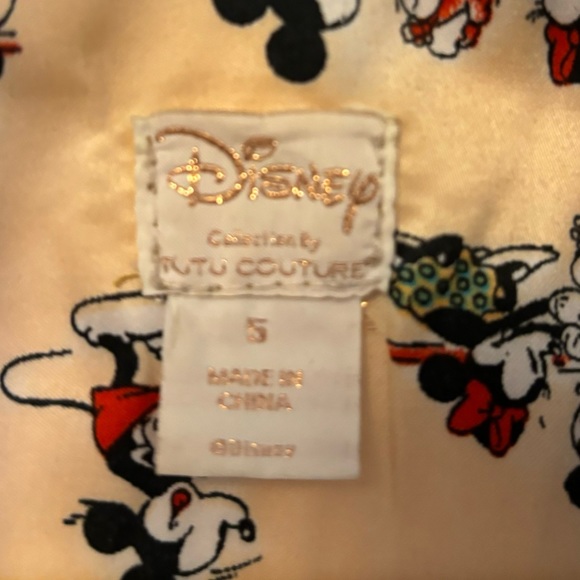 Disney Metallic Gold Kids Biker Jacket - Picture 15 of 15